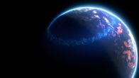 Die Planeten – Vor vier Milliarden Jahren besaß der Mars ein globales Magnetfeld. Stahlblaue Polarlichter tanzten über seinen Polen.