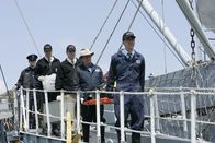 Navy CIS – Wollen einen neuen Fall lösen: Jimmy Palmer (Brian Dietzen, r.) und Ducky (David McCallum, 2.v.r.) ...