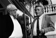 Columbo – (v.li.) Rod Steiger (Fortelli), Peter Falk (Insp. Columbo).