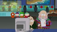 South Park – Hinter, l-r: Kenny, Stan, Kyle, Eric. Vorne: Rob Reiner (r.)