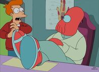 Futurama – Fry (l.); Zoidberg (r.)
