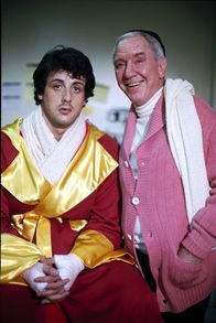 Rocky – Gemeinsam Trainer Mickey (Burgess Meredith, r.) wagt Rocky (Sylvester Stallone, l.) das schier Unmögliche ...
