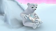 Wissper – Wissper - Das Rutschen-Rätsel - Die beiden Eisbären Barry und Bert haben mal wieder ordentlich Streit, denn ihre Schnee-Rutsche ist regelmäßig mal kaputt. Beiden beschuldigen den jeweils anderen, seinen Teil davon nicht richtig gebaut zu haben, sodass die Rutsche, immer zusammenbrich, nachdem sie diese nach dem Speilen verlassen. Wissper holt das Chamäleon Curtis zur Klärung des Problems, der - als Spion postiert - beobachten soll, wer Barry und Berts Rutsche immer wieder ruiniert in deren Abwesenheit. Foto: ORF/STUDIO 100 MEDIA. Veröffentlichung honorarfrei nur für redaktionelle Berichterstattung in Sendungszusammenhang und mit Copyrightangabe. Kontakt: foto@orf.at
