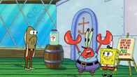 SpongeBob Schwammkopf – Mr. Krabs (m.), SpongeBob (r.)