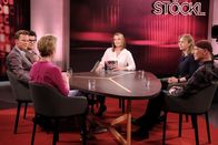 Stöckl. – Tobias Pötzelsberger, Manuel Rubey, Martina Hohenlohe, Barbara Stöckl, Sophie Diemann, Eric Spitzer.