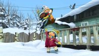 Snowsnaps' Winterspiele – Kiki will die Jungs davon abhalten, zum Piratenschiff überzulaufen.