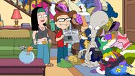 American Dad! – L-R: Klaus, Hayley, Steve, Roger