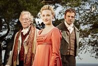 Emma – Michael Gambon (links), Romola Garai, Jonny Lee Miller (recht)