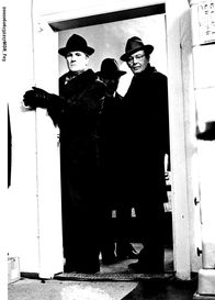 Klassenkameraden – Hannes Bergmann (Alfred Müller, li.), Helmut Grohmann (Otto Mellies, Mitte), Dr. Richard Abel (Gert Gütschow).
