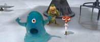 Monsters vs. Aliens – Stehen Gigantika im Kampf gegen böse Aliens bei: B.O.B. (l.), Missing Link (M.) und Dr. Kakerlake (r.) ...