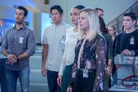 Quantico – (v.li.) Aaron Diaz (Leon Velez), David Lim (Sebastian Chen), Pearl Thusi (Dayana Mampasi), Helene Yorke (Leigh).