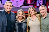 Samschtig-Jass – V.l. Jörg Abderhalden, Laura Rindlisbacher, Fabienne Gyr und René Rindlisbacher Copyright: SRF