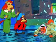 Dog City – L-r: Chief Rosie O'Gravy, Eddie, Ace Hart