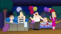American Dad! – L-R: Steve, Jack, Stan, Francine