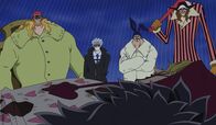 One Piece – Doflamingo und seine Familie fangen an, den Aufenthaltsort von Corazon und Law zu ergründen, aber Corazon hat den Plan, Law so lange zu verstecken, bis er entkommen kann - auch wenn dies bedeutet, sein eigenes Leben zu opfern. Wenn die Dinge jedoch sauer werden, ist es eine Kette von glücklichen Zufällen, die es ermöglicht, den Plan in Gang zu setzen - fast so, als ob jemand oder etwas das Gesetz am Leben hält!