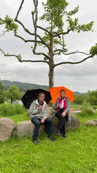 FeierAbend – Vereint gegen Zwangsprostitution und Menschenhandel Pater Hans Eidenberger und Sr. Maria Schlackl.