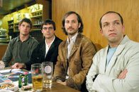 Kotsch – (v.li.) Andreas Kiendl (Boris), Christoph Theußl (Alf), Michael Ostrowski (Chris), Michael Fuith (Dalli).