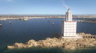 Megapolis – Der monumentale Leuchtturm "Pharos von Alexandria" zählt zu den sieben Weltwundern der Antike.