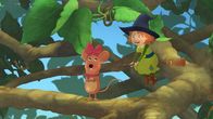 Petronella Apfelmus – Hilda ist sehr verärgert, dass sie in einer Mausefalle sitzen musste.