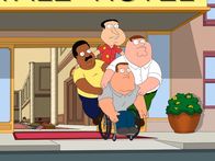 Family Guy – (v.l.n.r.) Cleveland Brown; Glenn Quagmire; Joe Swanson; Peter Griffin