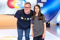 1, 2 oder 3 – Kamerakind Estelle hat es heute viel Spaß bei Elton gemacht.
