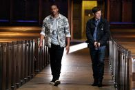 L.A.'s Finest – L-R: Ben Baines (Duane Martin), Ben Walker (Zach Gilford)