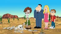 American Dad! – (v.l.n.r.) Roger; Stan Smith; Francine Smith; Steve Smith
