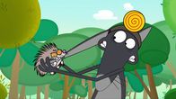 Wolf – Wolf hat dem Igel eingetrichtert, er sei ein hungriger Tiger - mit bissigen Konsequenzen.