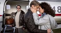 Tatort – Wir haben immer noch Münster…“: Friedhelm und Veronika Fabian (Jan Georg Schütte, m., und Proschat Madani, r.) am Flughafen.
