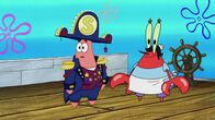 SpongeBob Schwammkopf – L-R: Captain Scarfish, Mr. Krabs