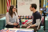 The Big Bang Theory – Mayim Bialik (Amy Farrah Fowler), Jim Parsons (Sheldon Cooper).