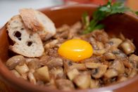 Expeditionen: Zu Tisch ... – Der dritte Platz im Pintxowettbewerb, Karamellisierte Champignons.