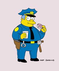 Die Simpsons – (13. Staffel) - Auch Chief Wiggum, Polizeichef in Springfield, ist ein Donut-Fan.