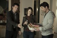 Game Night – (v.l.n.r.) Max (Jason Bateman); Annie (Rachel McAdams); Brooks (Kyle Chandler)
