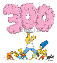 Die Simpsons – v.l.n.r.) Jubiläum für Hund Knecht Ruprecht, Maggie, Bart, Homer, Marge, Lisa und Kater Schneeball ...