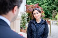 Sturm der Liebe – Nach seiner Kuss-Vision fällt es Fritz (Thimo Meitner, l.) noch schwerer, mit Lale (Yeliz Simsek, r.) umzugehen.