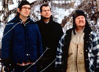 Ein einfacher Plan – Ein einfacher Plan Findiges Trio: Billy Bob Thornton als Jacob Mitchell, Bill Paxton als Hank Mitchell, Brent Briscoe als Lou Chambers Copyright: SRF/Paramount Pictures