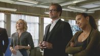Bull – L-R: Geneva Carr as Marissa Morgan, Michael Weatherly as Dr. Jason Bull, and Jaime Lee Kirchner as Danny James
