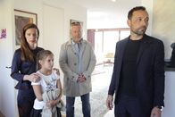 SOKO Donau – (v.li.) Clelia Sarto (Ariane Mandel), Allegra Tinnefeld (Luise Mandel), Gregor Seberg (Helmuth Nowak), Gerald Votava (David Mandel).