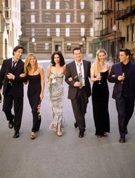 Friends – Schwimmer (Ross Geller), Jennifer Aniston (Rachel Green), Courteney Cox Arquette (Monica Geller), Matthew Perry (Chandler Bing), Lisa Kudrow (Phoebe Buffay), Matt LeBlanc (Joey Tribbiani).