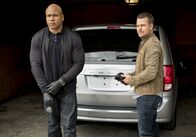 Navy CIS: L.A. – Sam Hanna (LL Cool J, l.); G. Callen (Chris O'Donnell, r.)