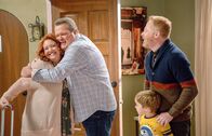 Modern Family – L-R: Pameron (Dana Powell), Cameron Tucker (Eric Stonestreet), Cal (Marcello Julian Reyes), Mitchell Pritchett (Jesse Tyler Ferguson)