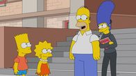 Die Simpsons – (v.l.n.r.) Bart; Lisa; Homer; Marge