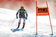 Ski alpin: Weltcup – Franz Max (Aut) competing in the Audi Fis Alpine Skiing World Cup Men's Downhill Race on the Saslong Course in the dolomite mountain range. Val Gardena, Italy 19 December 2015.