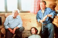 Der Bergdoktor – (v.li.): Maxl Graf (Gendarm Gilch), Walter Sachers (Blasius Pölz), Gerhart Lippert (Dr. Thomas Burgner).