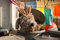 Rudis Rasselbande – Osterhasenhund Buffo (Ulli Voland) hat nicht verstanden, dass er nicht sich selbst, sondern die Eier verstecken soll.