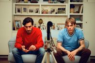 Matthias & Maxime – Die beiden Freunde (Gabriel D’Almeida Freitas , li.; Xavier Dolan) müssen sich vor der Kamera küssen und dies bringt plötzlich alles ins Wanken.