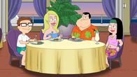 American Dad! – v.li.: Steve, Isabella, Stan, Hayley