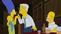 Die Simpsons – (v.l.n.r.) Maggie; Marge; Terrance; Homer