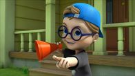 Super Wings – Riley gibt seinen Darstellern Anweisungen.